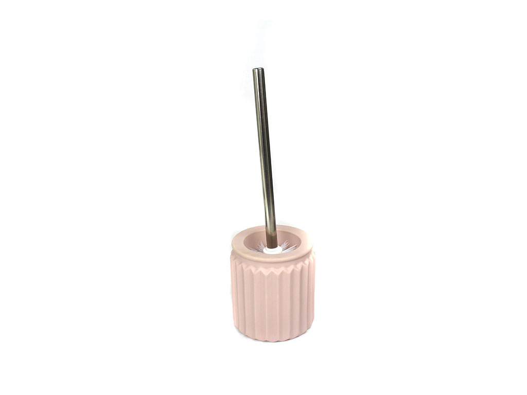 ESCOVA BANHO CERAMICA ROSA cod. 2300137