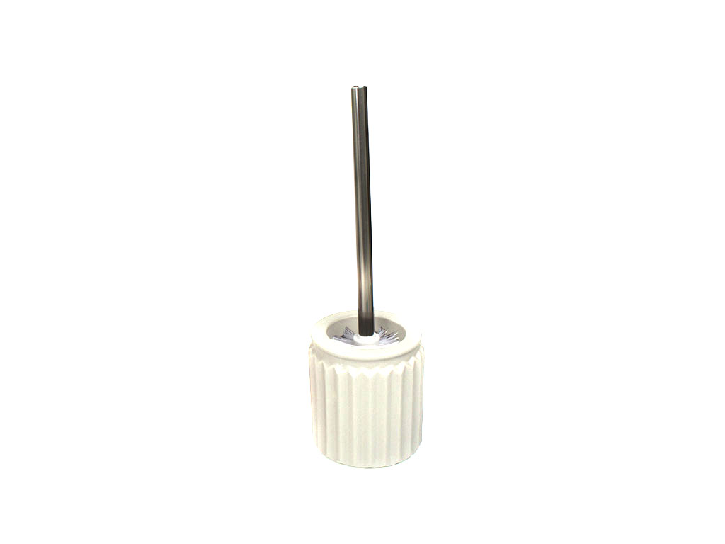 TOILET BRUSH CERAMIC WHITE cod. 2300139