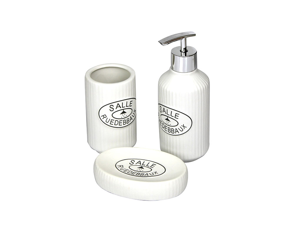 SET 3 PEZZI BAGNO CERAMICHE SALLE cod. 2300168