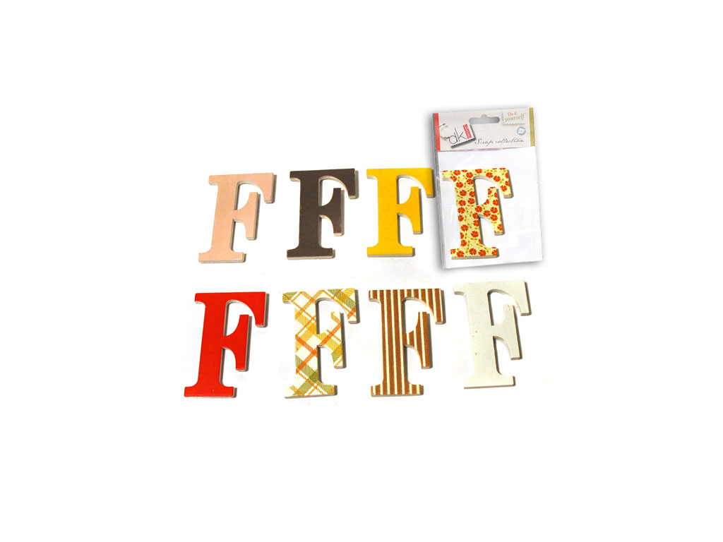 LETRA F DECORACION cod. 2500118