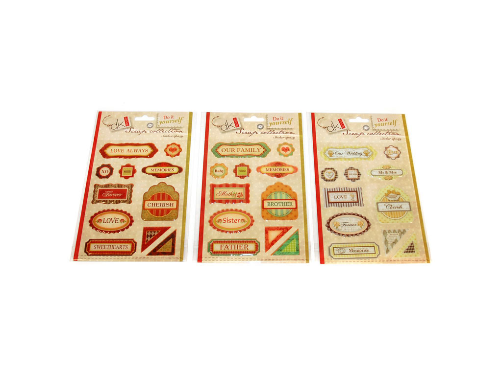 STICKERS EPOXY SORT-4 cod. 2500455