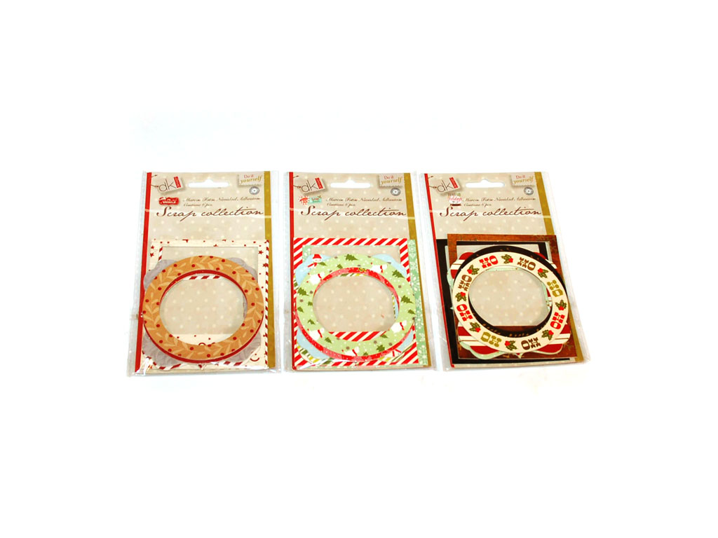 XMAS STICKY FRAMES 6 PCS cod. 2500685