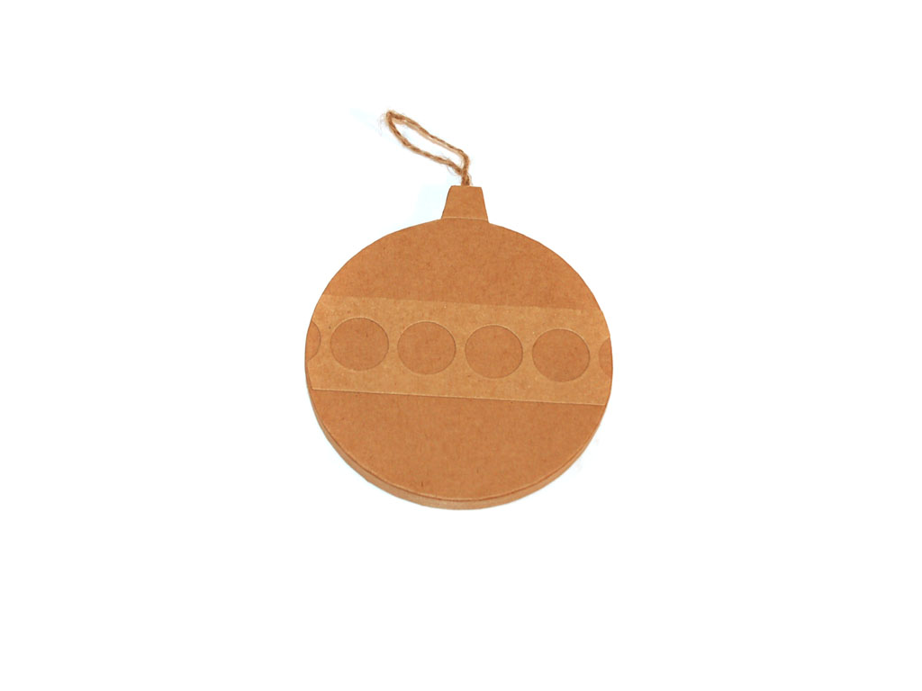 PAPER HANGING XMAS FLAT BALL SCRAP cod. 2500732