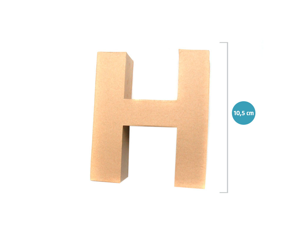 SMALL SCRAP LETTER H cod. 2500743