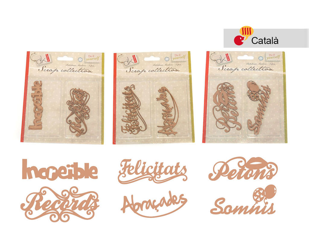 LASER CUTS CATALONIAN 4 PCS. cod. 2500794