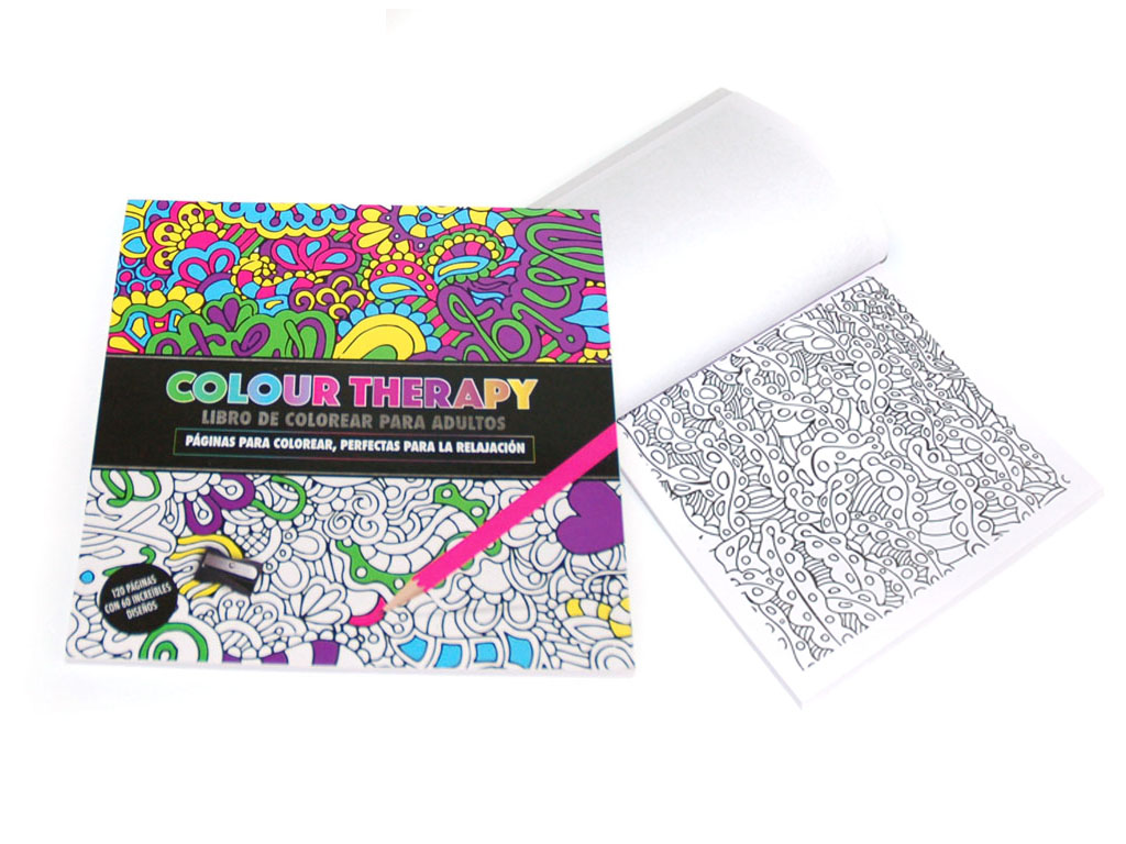 LIBRO COLOUR THERAPY 120 PAGS. cod. 2500930