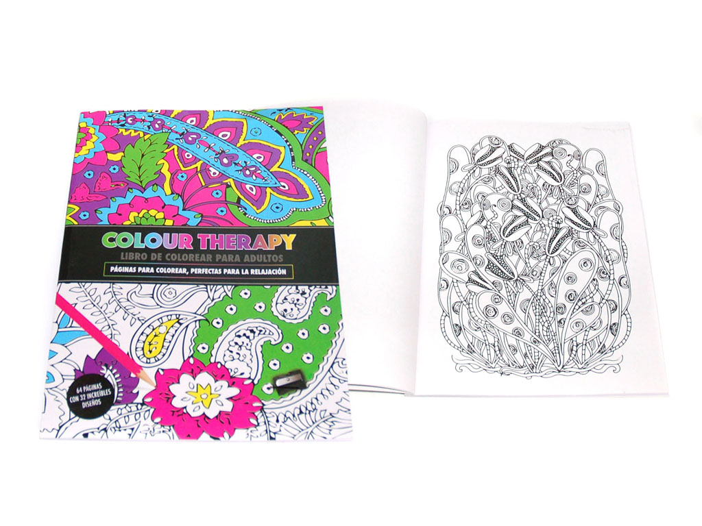 LIBRO COLOUR THERAPY 64 PAGS. cod. 2500933