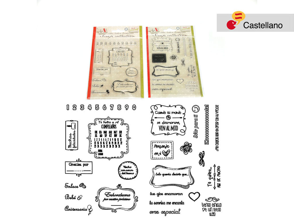 SELOS ACRILICOS ESP-2 SORT-2 cod. 2501035