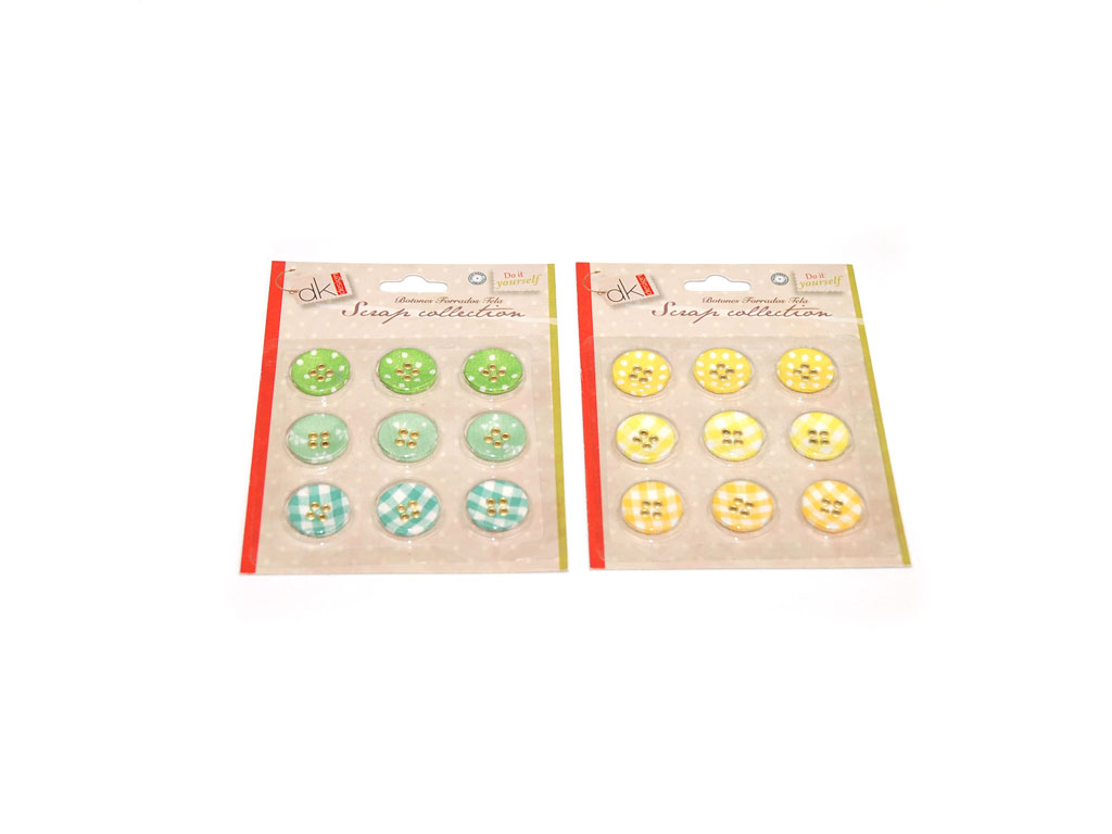 9 FABRIC BUTTONS ASST-2 cod. 2501053