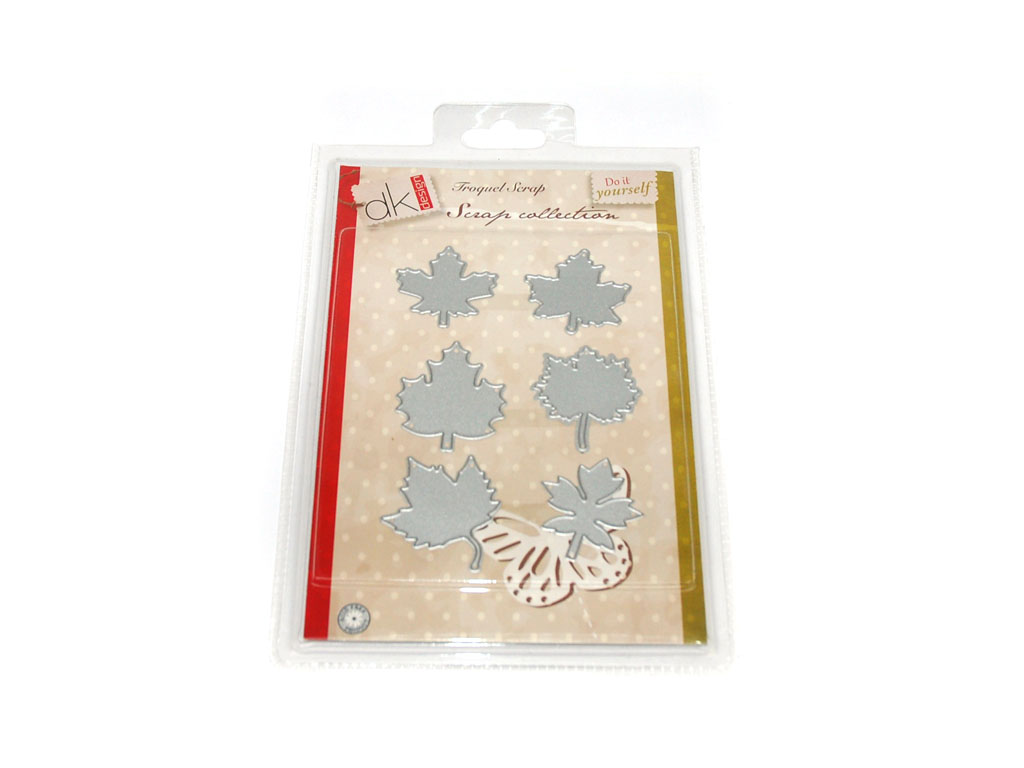 DIE CUTS LEAVES 6 PCS. cod. 2501073