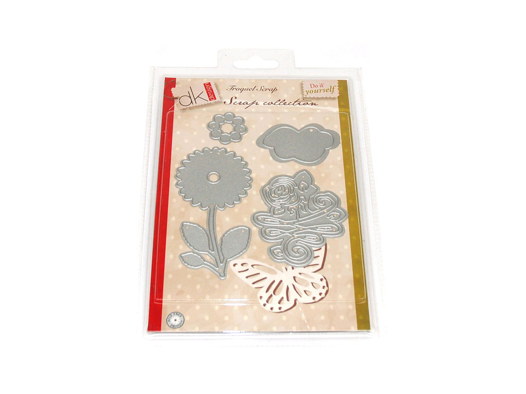 TROQUEL SCRAP FLORES 4 PCS. cod. 2501104