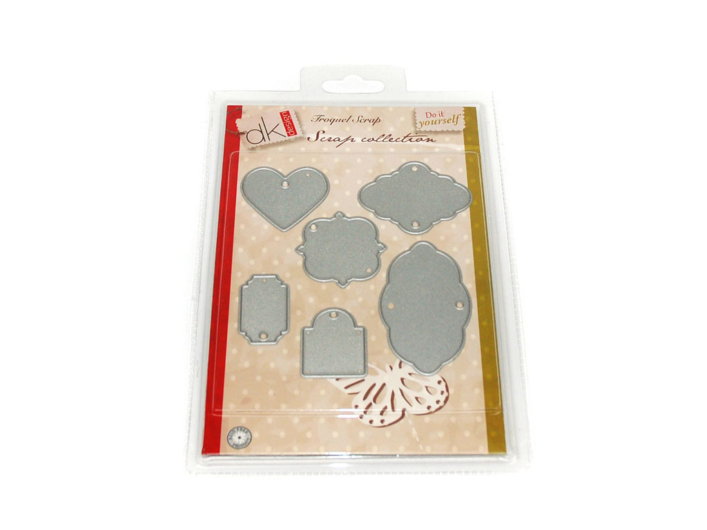 TROQUEL SCRAP TAGS 6 PCS. cod. 2501107