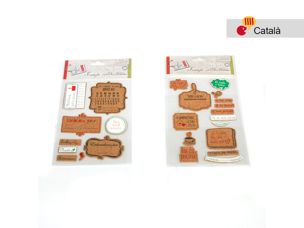 CORK STICKER CATALONIAN ASST-2 cod. 2501204