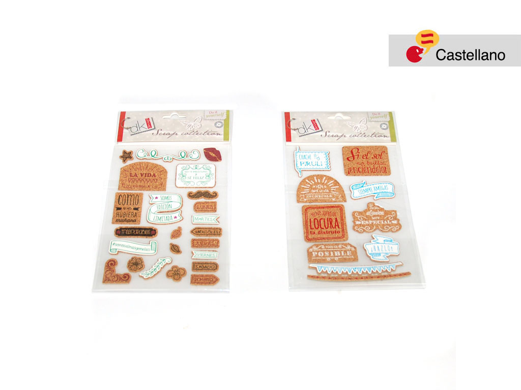 CORK STICKER SPANISH ASST-2 cod. 2501207