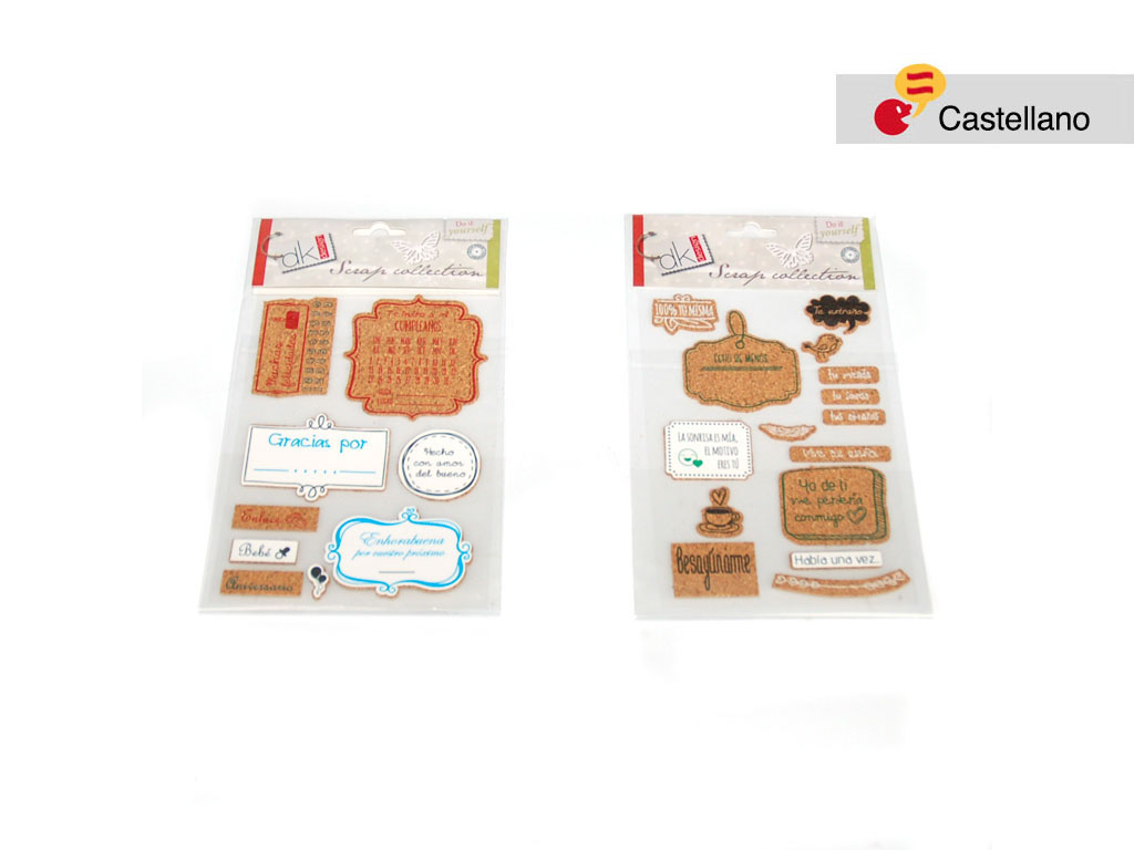 CORK STICKER SPANISH ASST-2 cod. 2501209