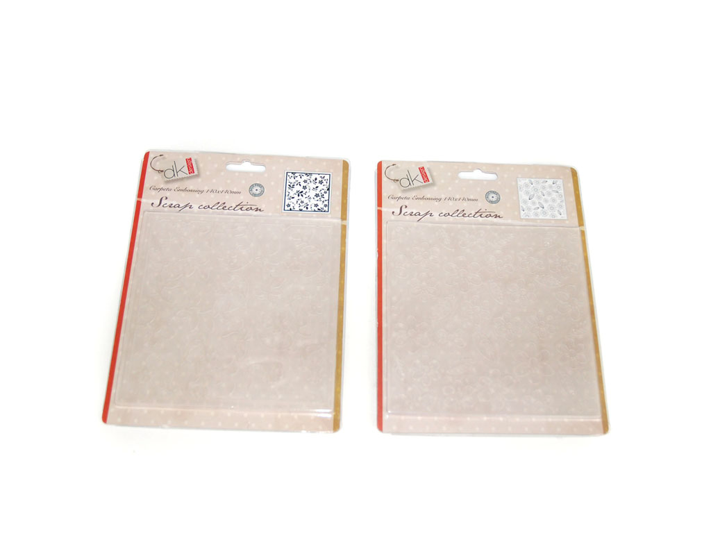 CARPETA EMBOSSING 14X14 CM. SURT-2 cod. 2501312