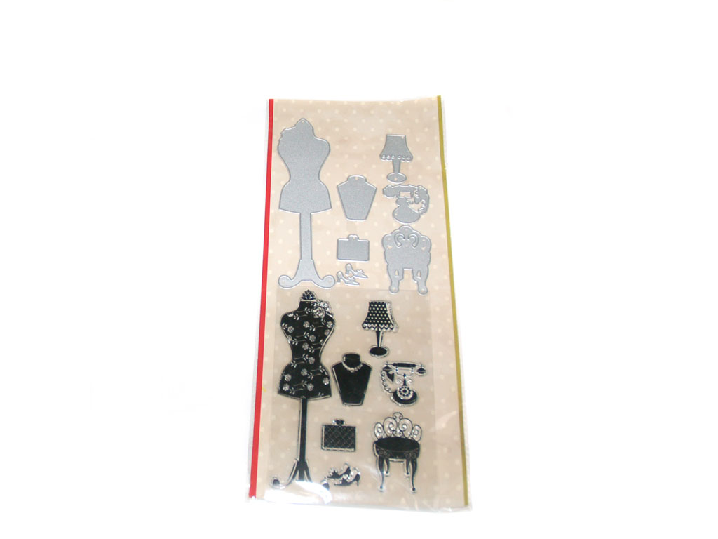 CLEAR STAMPS + SEWING DIE CUTS cod. 2501326