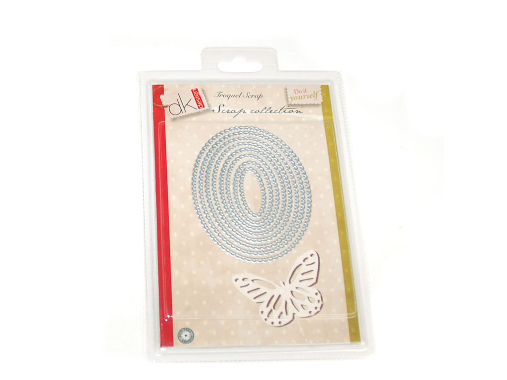 DIE CUTS OVAL FRAMES 8 PCS. cod. 2501330