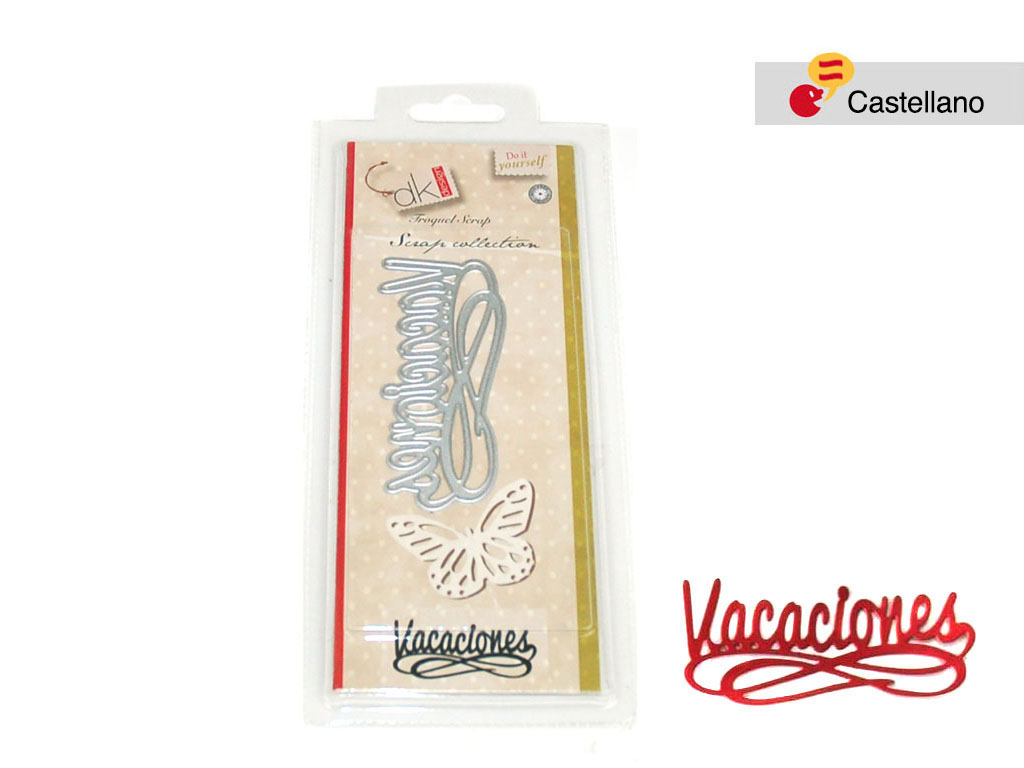 DIE CUT SCRAP VACACIONES cod. 2501331