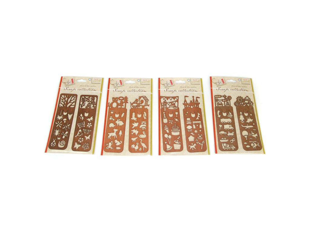 LASER CUT BOOK MARK 2 PCS. ASST-4 cod. 2501391