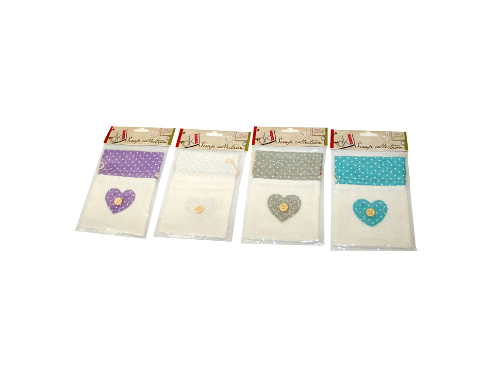 HEART BAG ASST-4 cod. 2501522