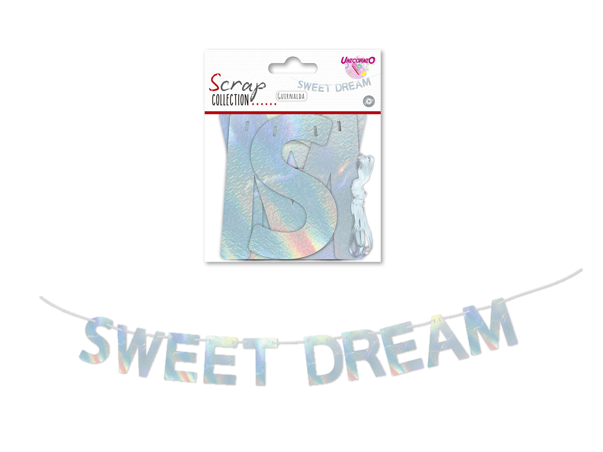 GUIRLANDA BRILO SWEET DREAM UNICORNIO cod. 2501836