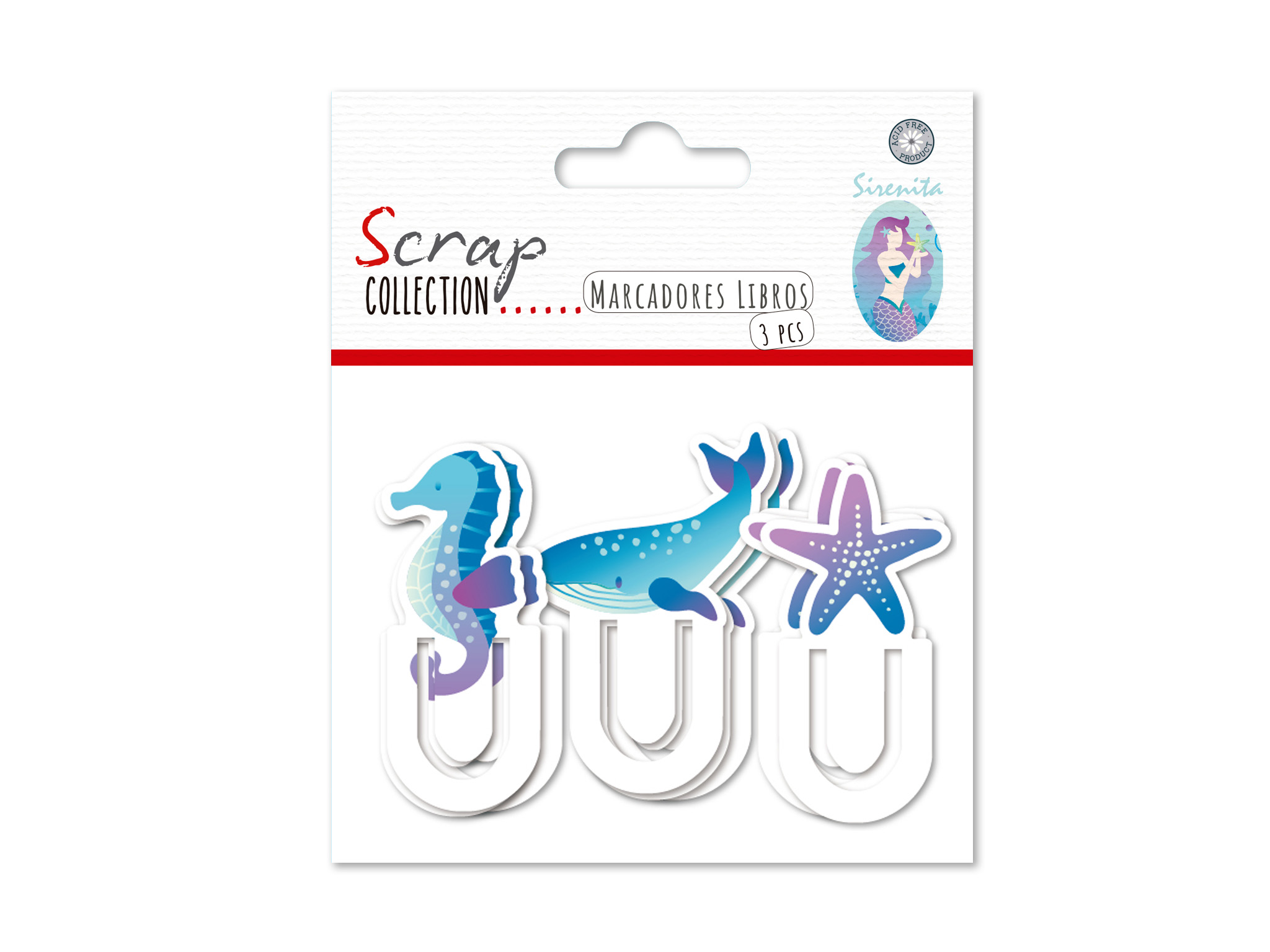 SET 15 BOOKMARKS MERMAID cod. 2501853