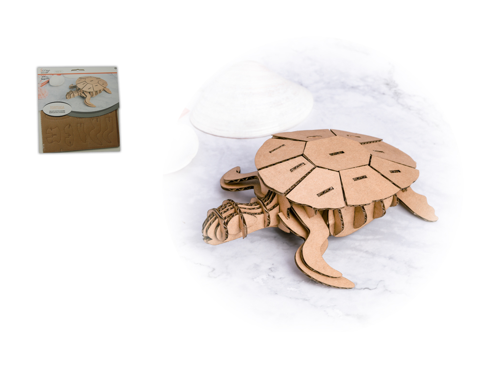 PUZZLE 3D PAPERBOARD TURTLE cod. 2501962