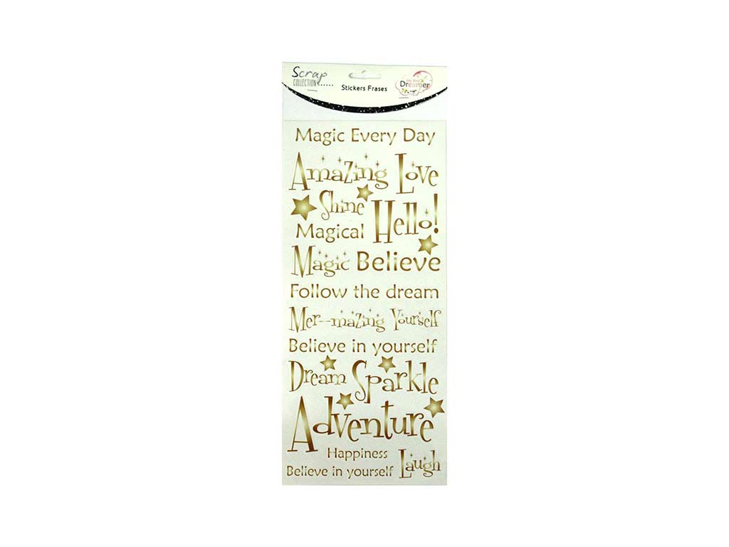 STICKERS FRASES MY LITTLE DREAMER cod. 2502001