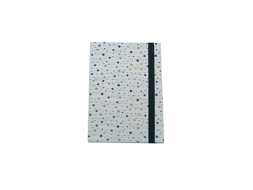 CADERNO IMPRESSO A6 ESTRELAS cod. 2900119