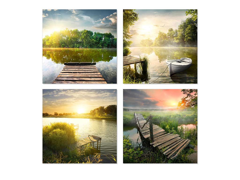 LAMINA 40X40 LAGO ASS-4 cod. 3001704