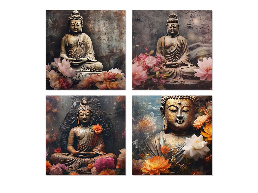 LAMINA 40X40 BUDDHA ASS-4 cod. 3001707