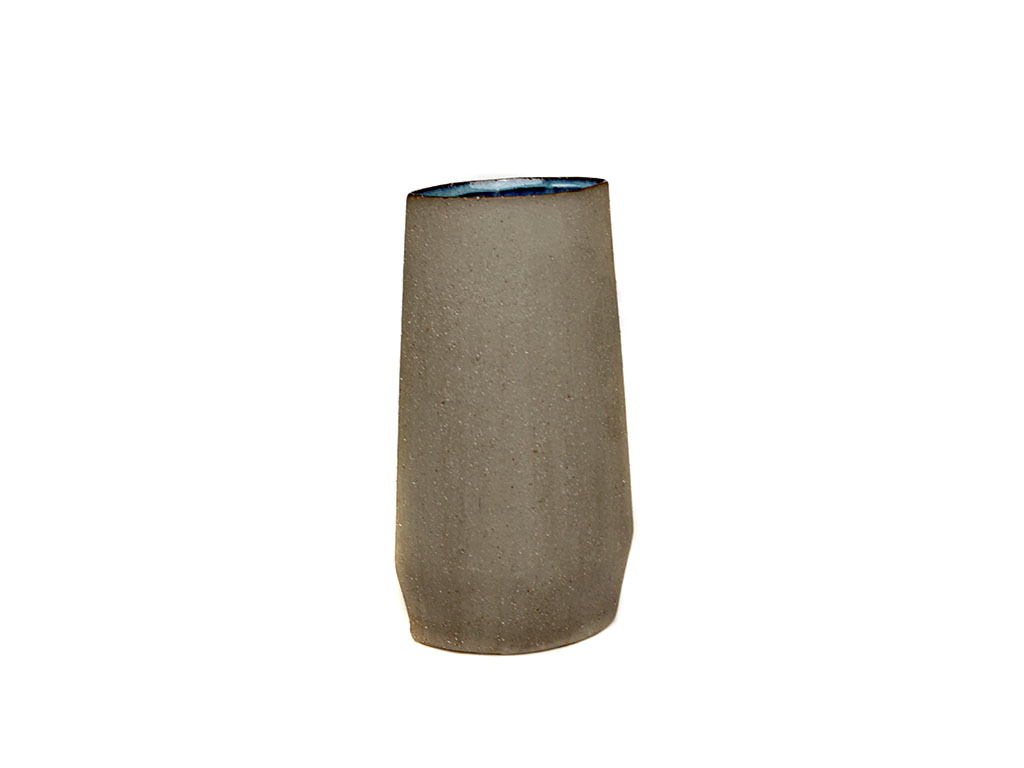 CONICAL VASE CERAMICS GRAY 32 CM. cod. 3100469