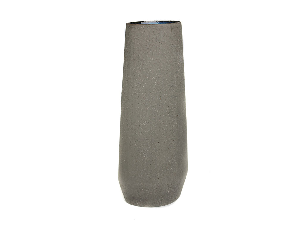 JARRON CONICO CERAMICA GRIS 40 CM. cod. 3100470