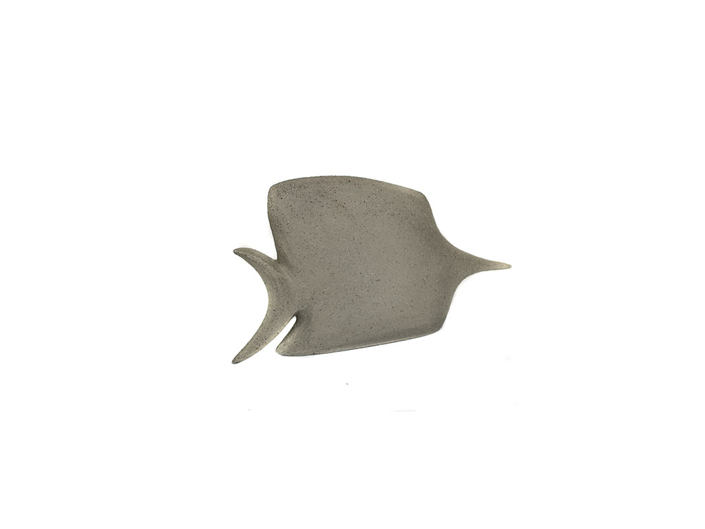 FISH FIGURE CERAMICS GRAY 13 CM. cod. 3100478