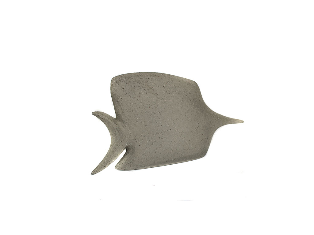 FISH FIGURE CERAMICS GRAY 16 CM. cod. 3100479