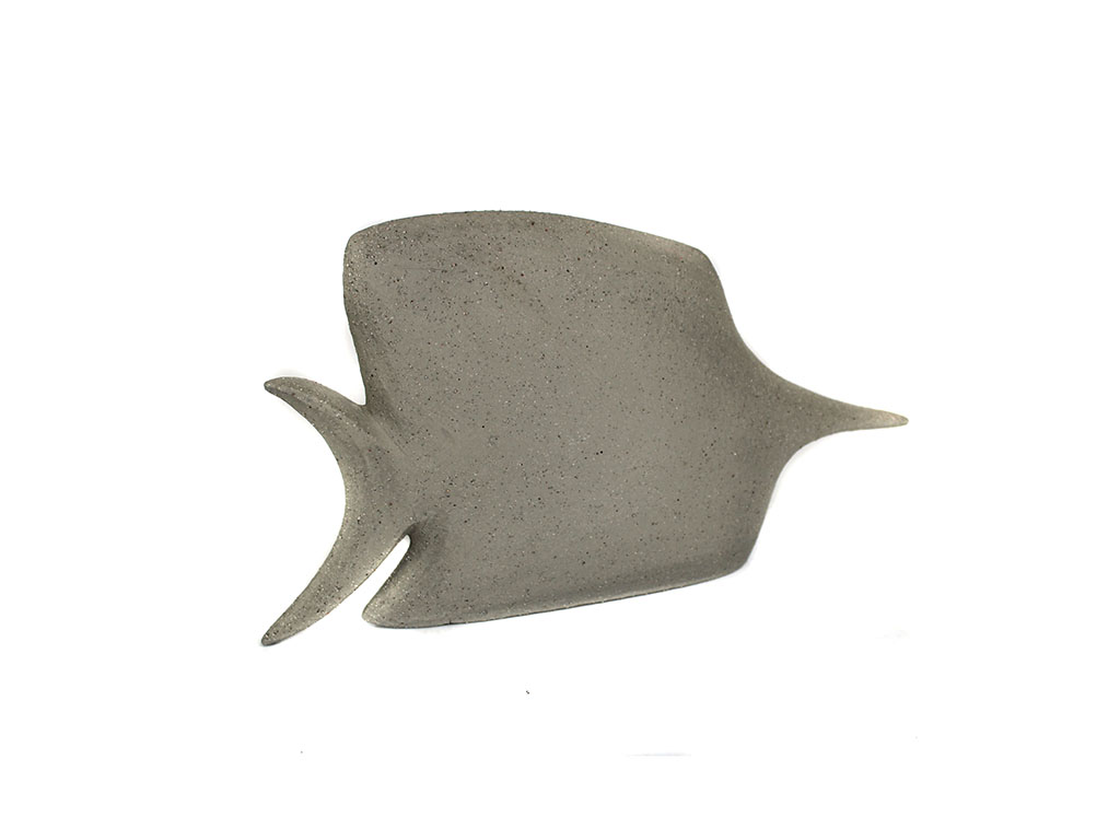 FISH FIGURE CERAMICS GRAY 21 CM. cod. 3100480