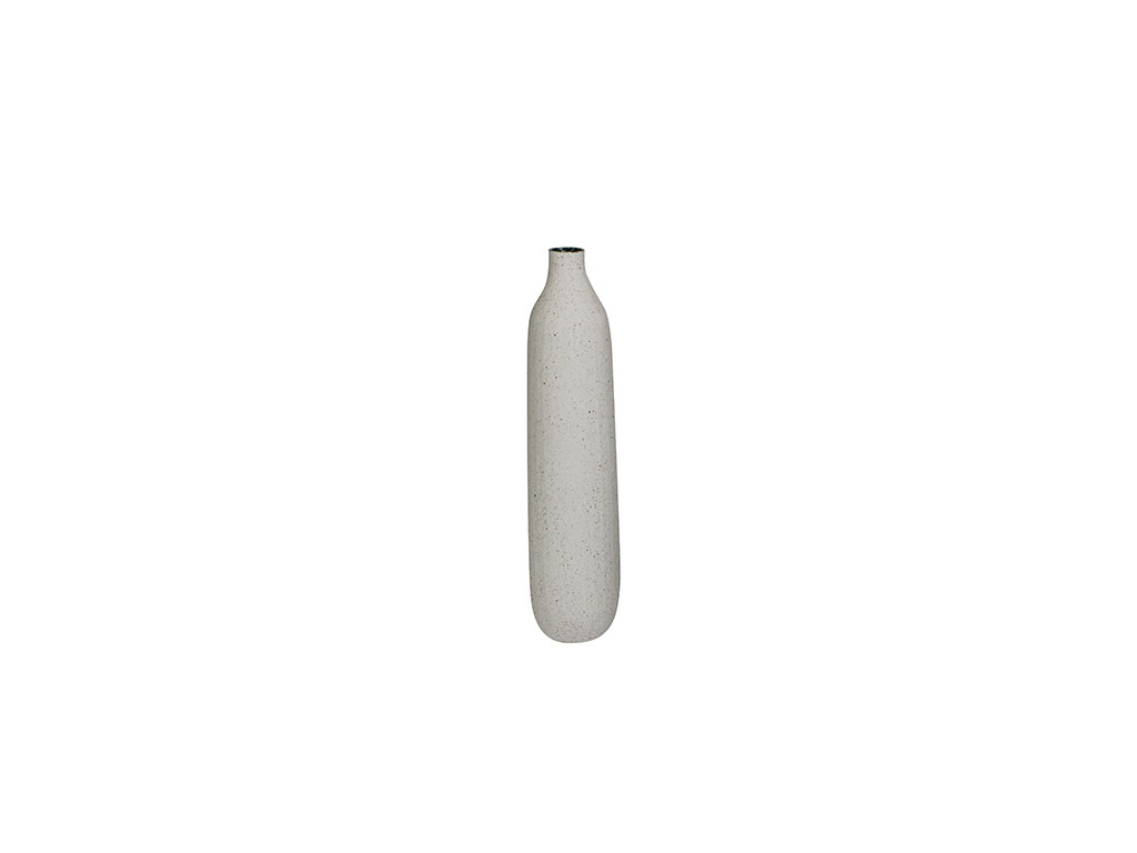 BOTTLE VASE CERAMICS WHITE 24 CM. cod. 3100484