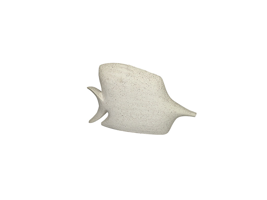 FISH FIGURE CERAMICS WHITE 13 CM. cod. 3100497