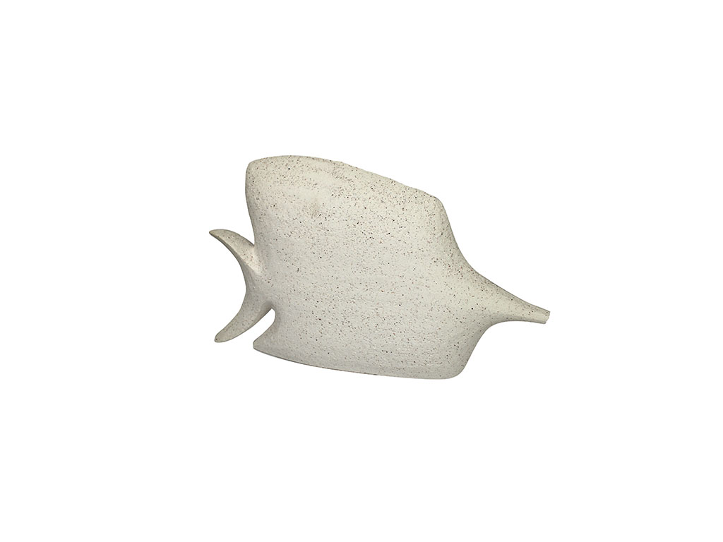 FISH FIGURE CERAMICS WHITE 16 CM. cod. 3100498