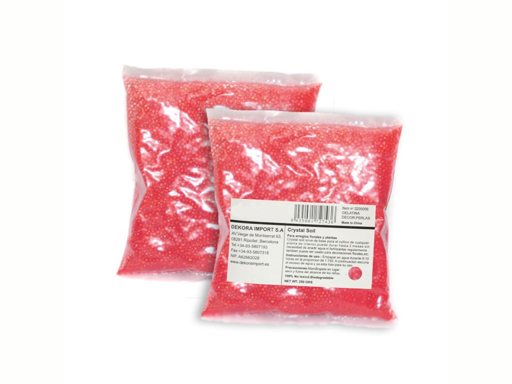 CRYSTAL SOIL 250 GR. ROJO cod. 3200071