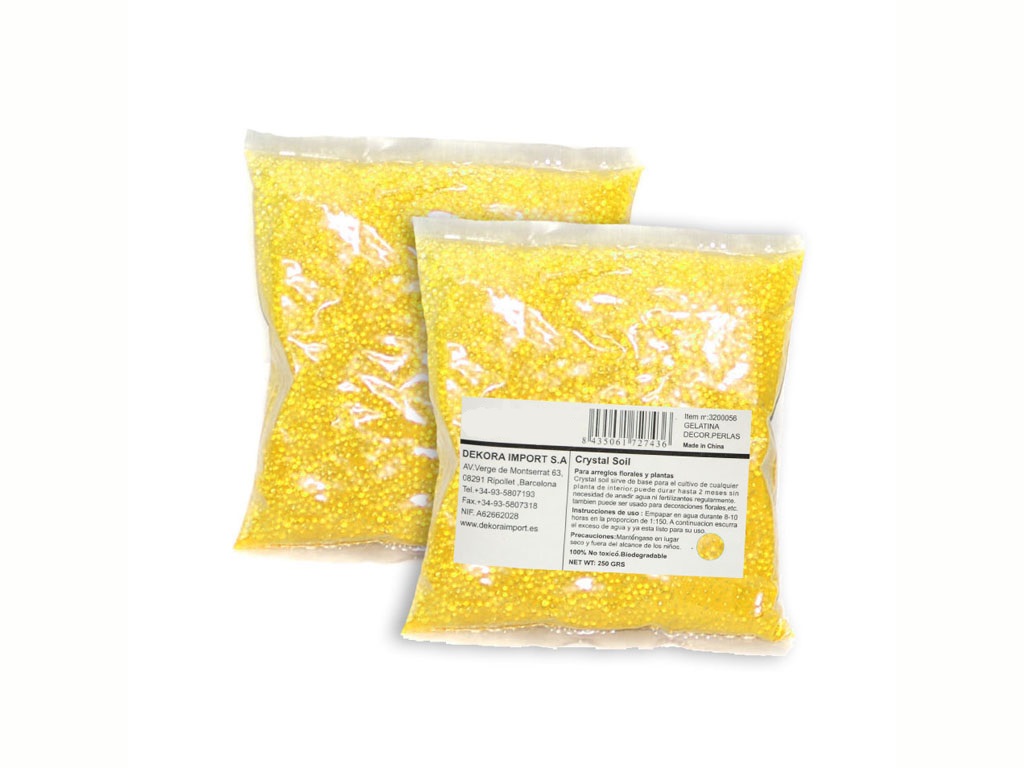 CRYSTAL SOIL 250 GR. AMARILLO cod. 3200073