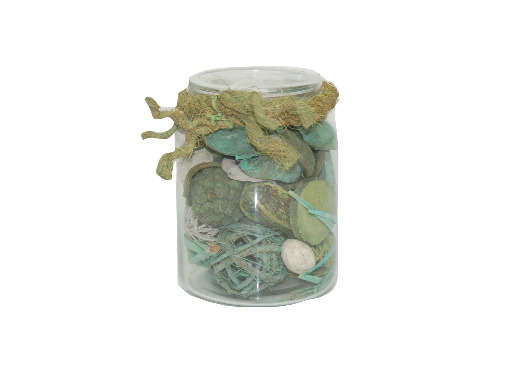 GLASS JAR MIX BALLS GREEN cod. 3200160