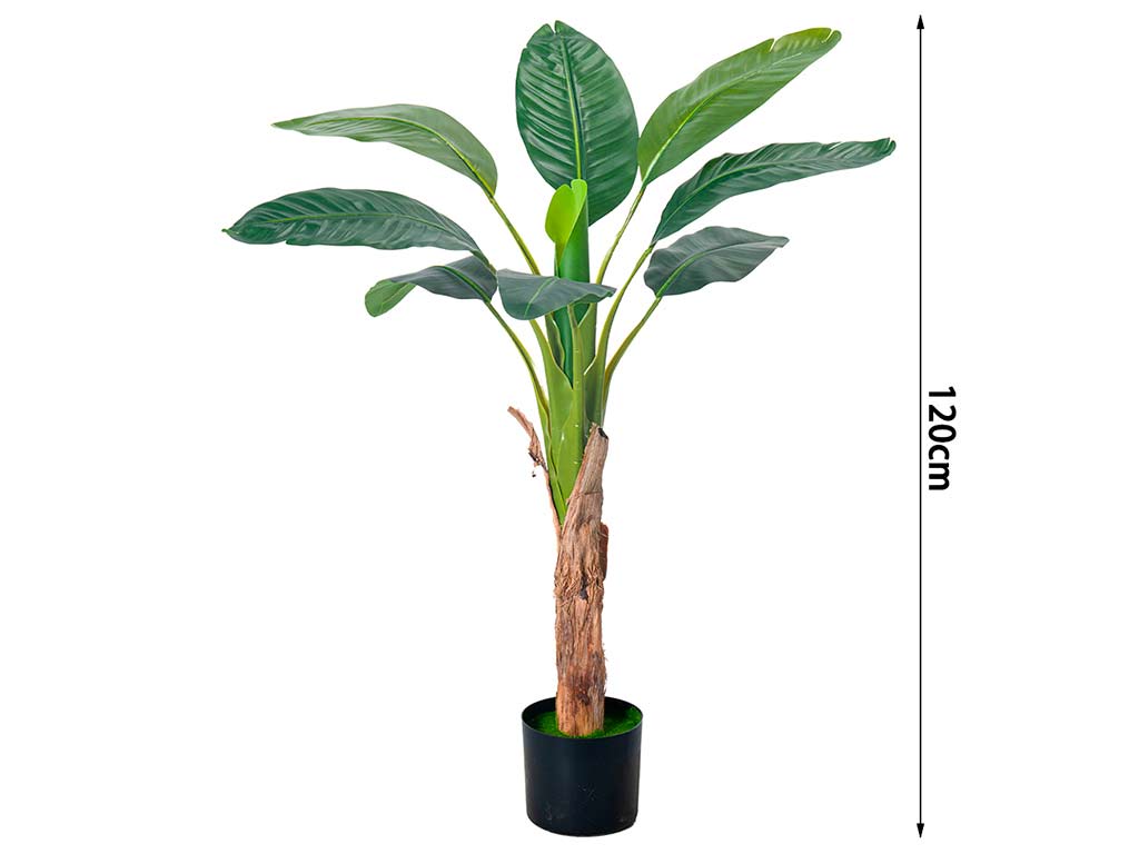 PALMA BANANA 120 CM. 10 FOGLIE cod. 3200213