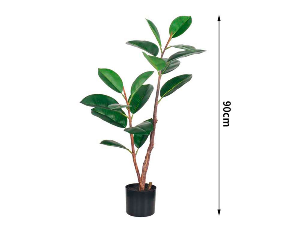 FICUS ELASTICA 90 CM. 17 FOGLI cod. 3200223