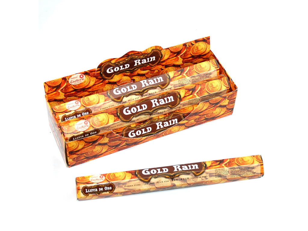 20 INCENSE STICKS GOLD RAIN cod. 3400308