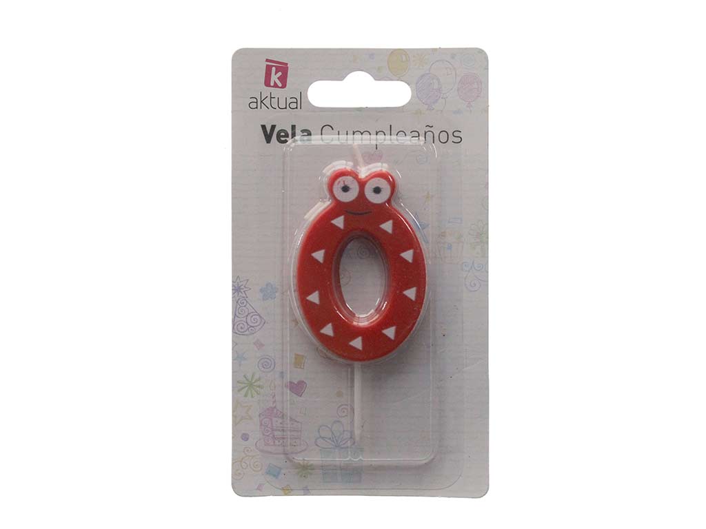 VELA INFANTIL ANIVERSARIO 0 cod. 3400378