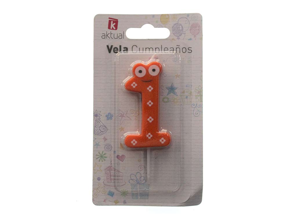 VELA INFANTIL ANIVERSARIO 1 cod. 3400379
