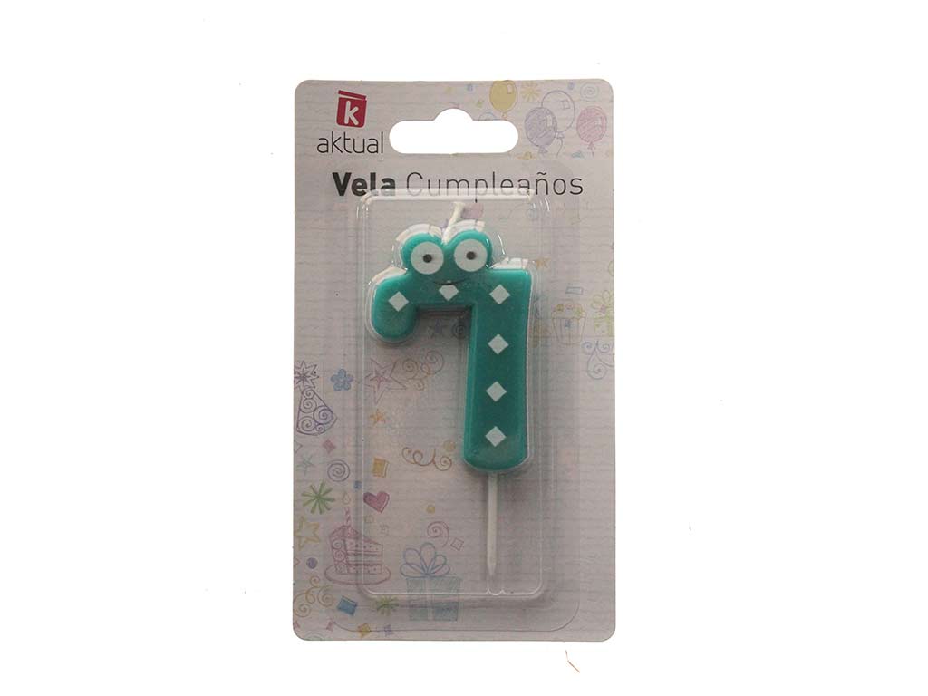 VELA INFANTIL ANIVERSARIO 7 cod. 3400385