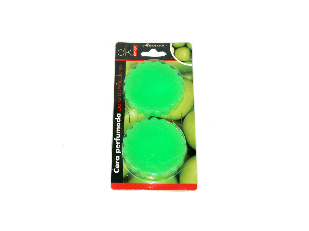 BLISTER 2 PCS CERA PERFUMADA MAÇÃ cod. 3400560